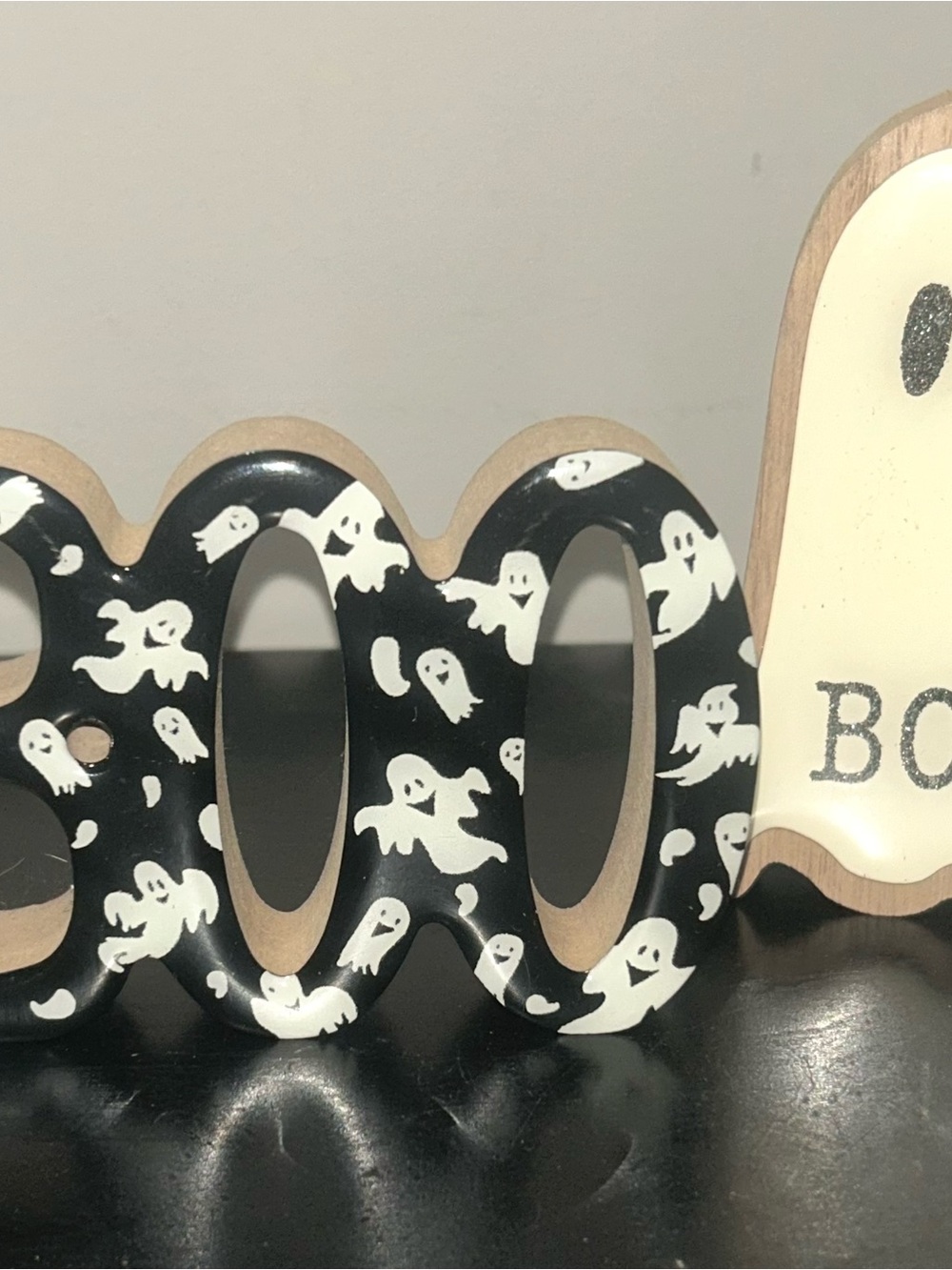 'Boo' Halloween Ghost Decor Set